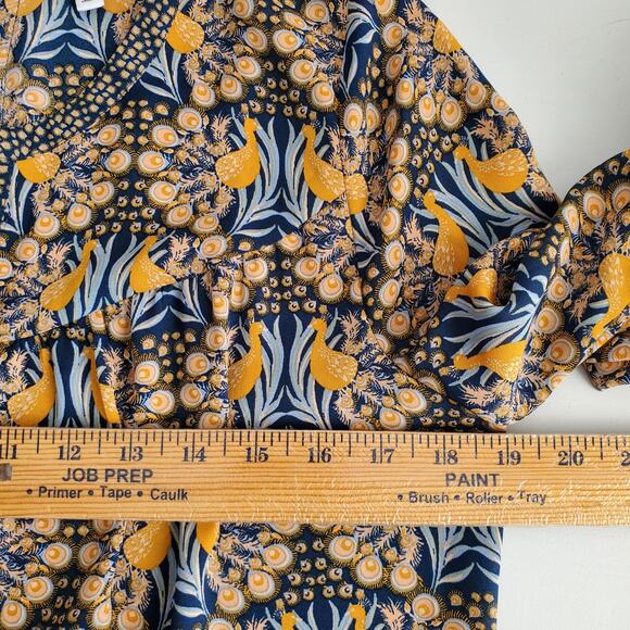 Daniel Rain DR2 Women Boho Floral Tunic Top M Colorful Classic Career Casual NEW - Picture 8 of 10